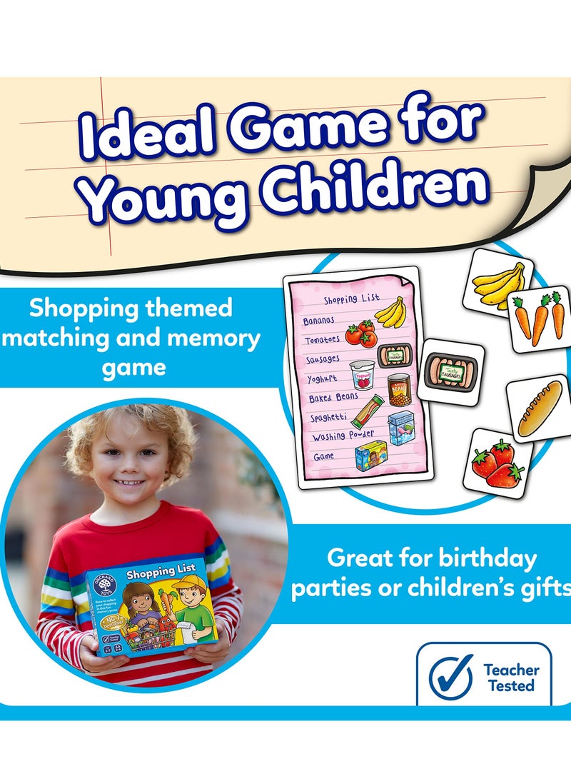 DURKU Shopping List Memory Game, Educational Matching & Memory Board Game Party Gift, Kids Educational Toys and Learning Games - Image 3