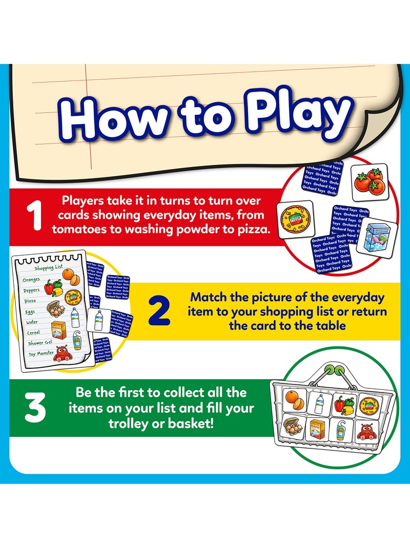 DURKU Shopping List Memory Game, Educational Matching & Memory Board Game Party Gift, Kids Educational Toys and Learning Games - Image 5