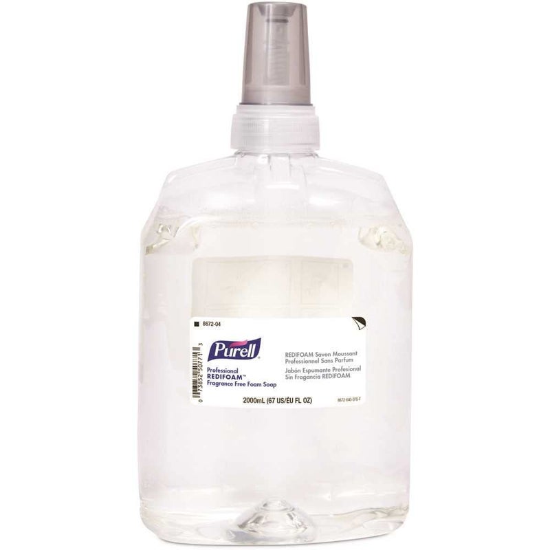 GOJO Industries 8672-04 2000 ml Purell Professional Fragrance Free Foam Soap