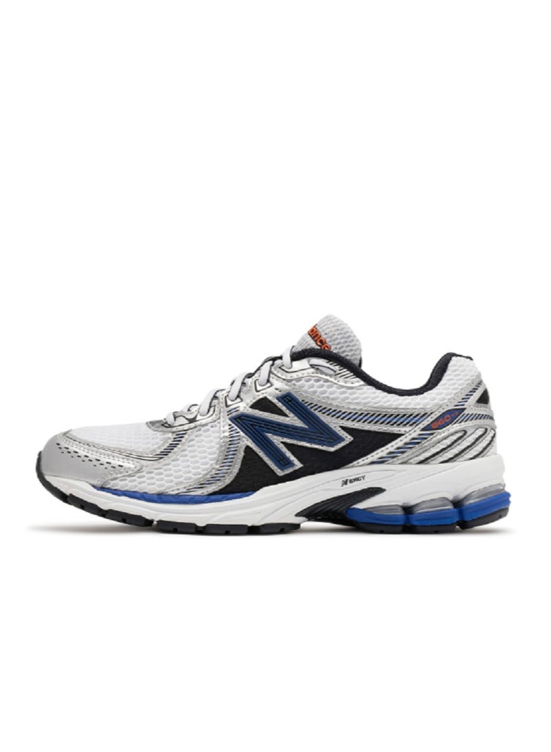 860 Casual Athlesiure/Colorblock Sneakers White/Sliver/Blue