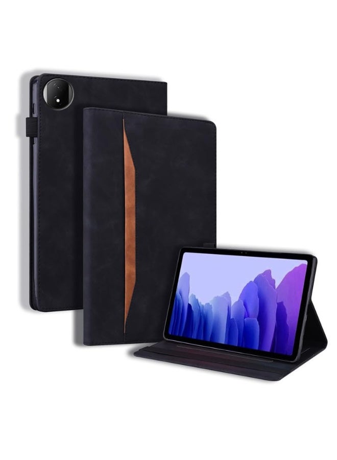 general Tablet Case Compatible with Honor Pad X7 8.7 inch 2025, PU Leather Retro Folio Shell Wallet Case with Card Slots, Multi-Angle Stand Shockproof Protective Cover - Image 1