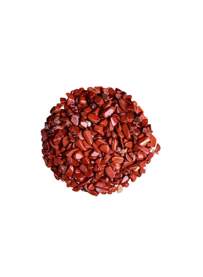 Set Polished Natural Stones Red Jasper 5-7mm 100g Resin Art - Image 1