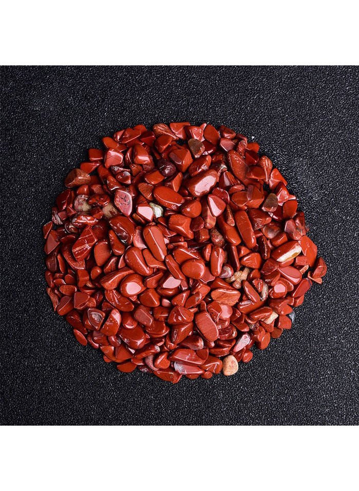 Set Polished Natural Stones Red Jasper 5-7mm 100g Resin Art - Image 2