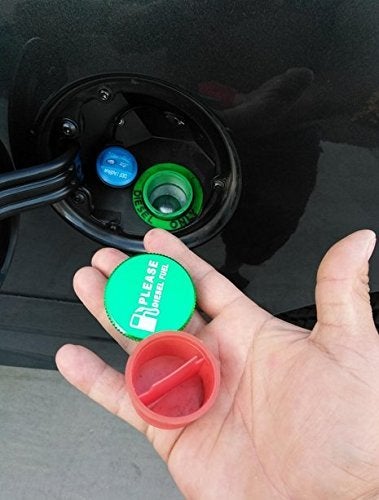 DEF Billet Aluminum Green Fuel Cap Replacement for Ram Cummins with Magnetic (2013-up) Auto Parts - Image 3