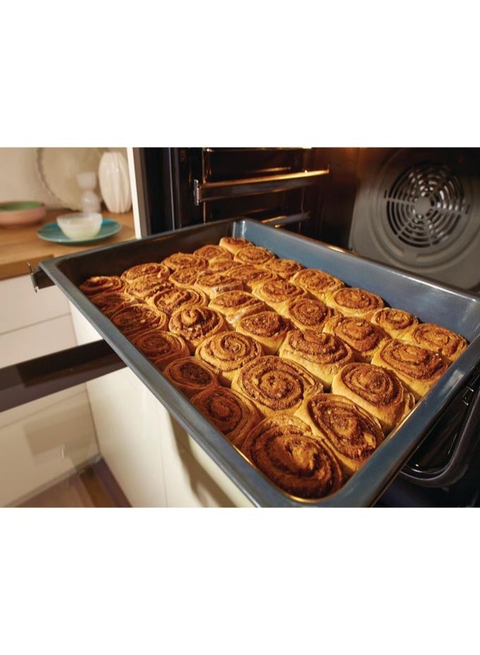 ELBA Built In Gas Oven 90 cm Stainless Steel With 5 Functions And Gas Grill, 74Liters-109-52XN (Made in Italy) - Image 5