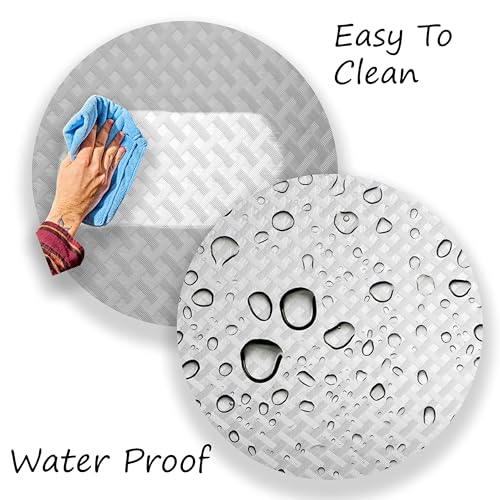 ElastPro EVA Food Grade Washable Anti Slip Mat/Sheet for Fridge, Shelf Liner, Table, Kitchen Drawer mat (Transparent Crossed Stripe, 5 Meter) - Image 5