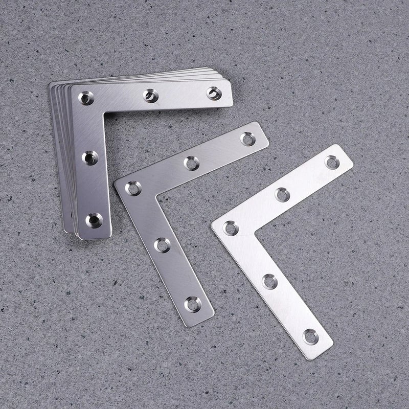 20pcs Small 7 Shaped Right Angle Brackets Furniture Hardware - Image 3