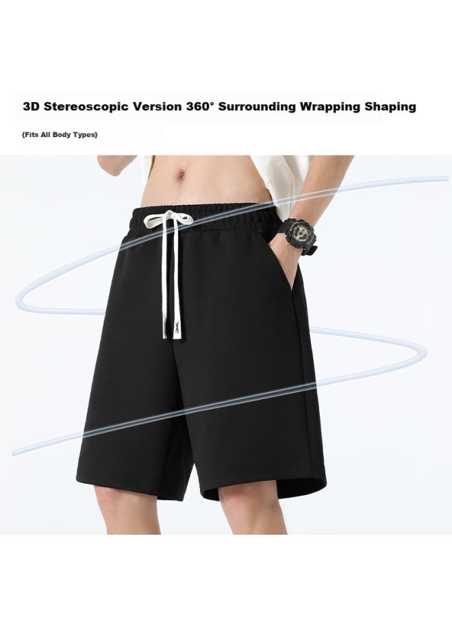 Mingchuang Youpin Miniso Men'S Quick Dry Sports Casual Anti-Bacterial Sunscreen Outdoor Men'S Shorts Z Light Grey Xl - Image 5