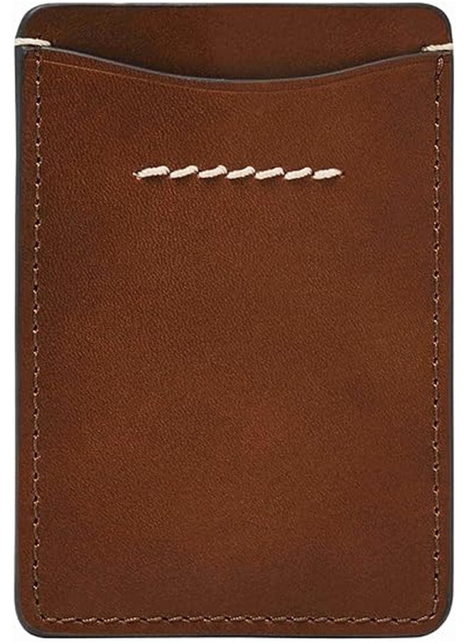 FOSSIL Fossil Men's Leather Minimalist Card Case Front Pocket Wallet  - Image 1