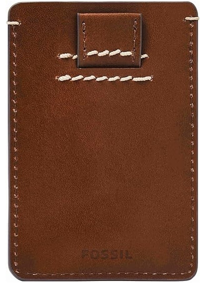 FOSSIL Fossil Men's Leather Minimalist Card Case Front Pocket Wallet  - Image 5