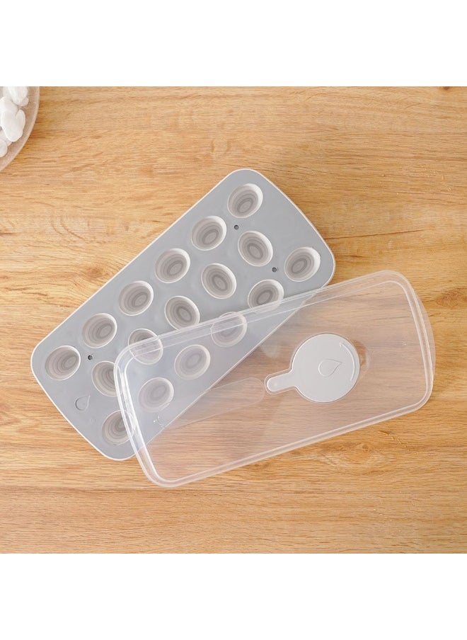 DANUBE HOME Danube Home Qlux Accordion Ice Box With Lid Durable And Space-Saving Ideal For Storing Ice Easy To Use Perfect For Home Parties Grey 33X14.5X4.5Cm  - Image 3