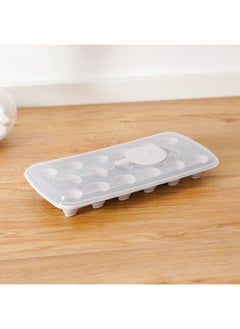 DANUBE HOME Danube Home Qlux Accordion Ice Box With Lid Durable And Space-Saving Ideal For Storing Ice Easy To Use Perfect For Home Parties Grey 33X14.5X4.5Cm  - Image 1