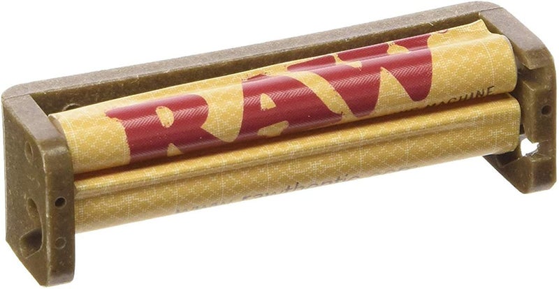 RAW 79 mm 1 1/4 Hemp Plastic Cigarette Rolling Machine - Image 1