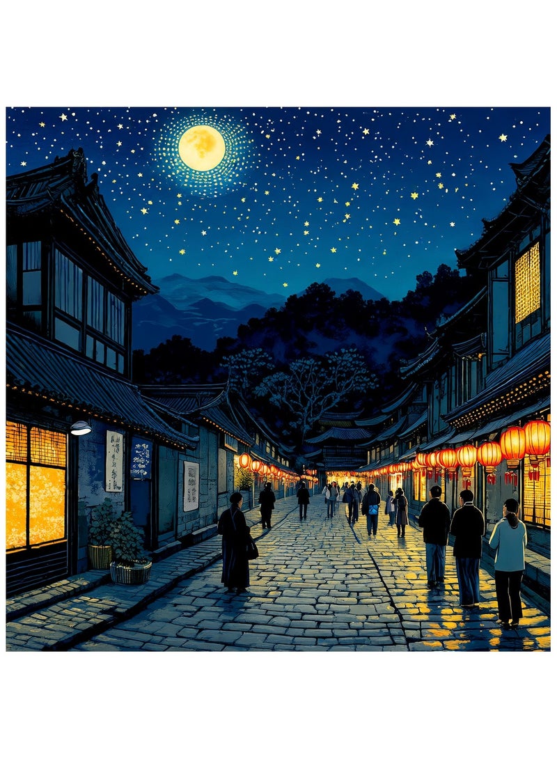 Anna 1000-Piece Colorful Oil Painting Jigsaw Puzzle - Image 1