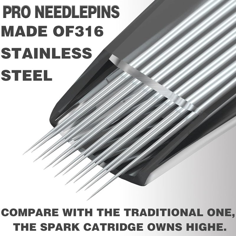 SHIELD PLUS 3RL Tattoo Cartridge Needles – SHIELD PLUS Professional Tattoo Cartridge for Lining & Detailing – Compatible with Rotary & Coil Machine (20 Count) - Image 1