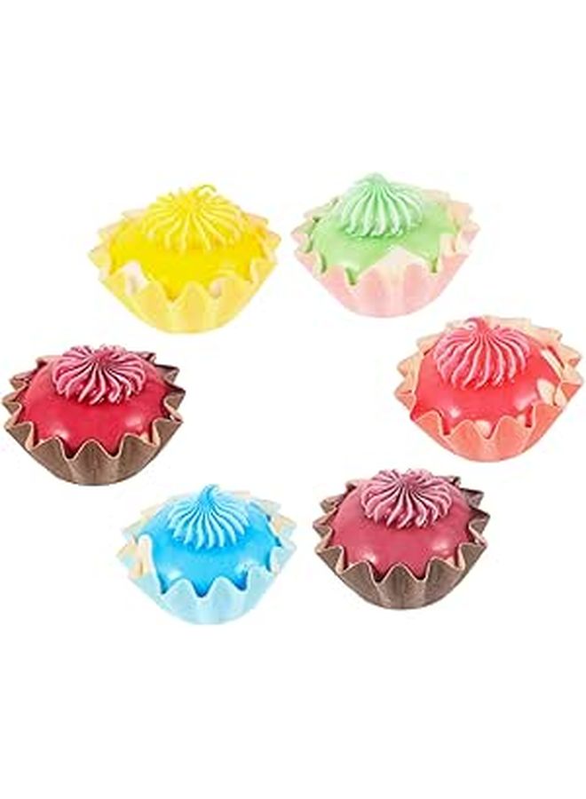 6 Pcs Faux Dessert Display Models Lifelike Artificial Desserts For Food Photography Home Decor Store Decoration Simulation Props - Image 1