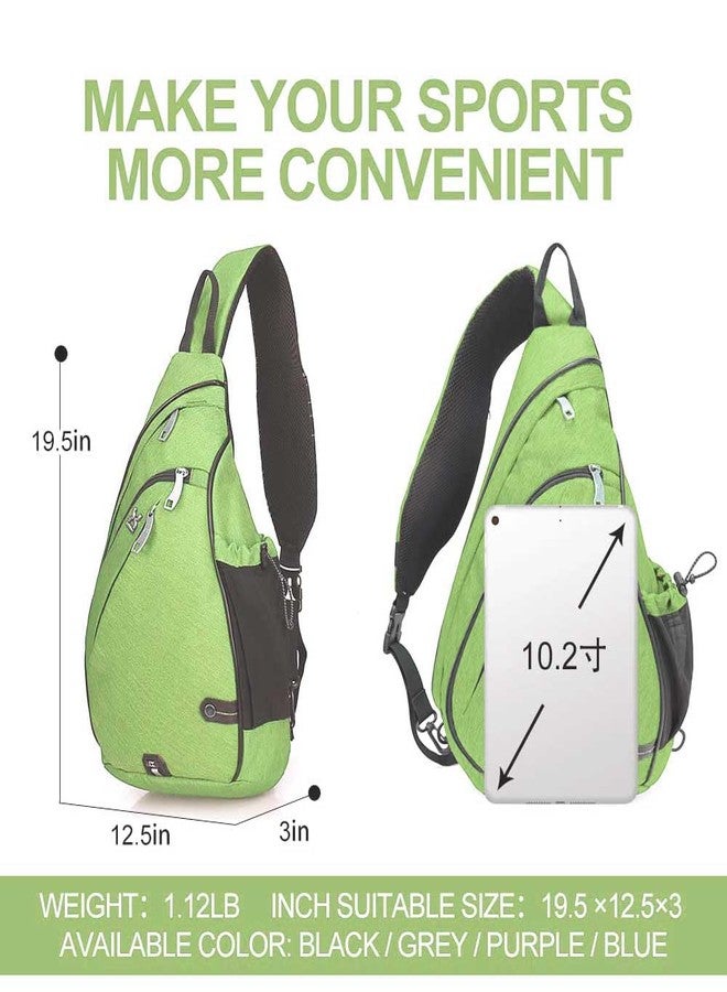 INOXTO Sling Bag, Multipurpose Crossbody Shoulder Bag for Men and Women (Fruit green) - Image 2