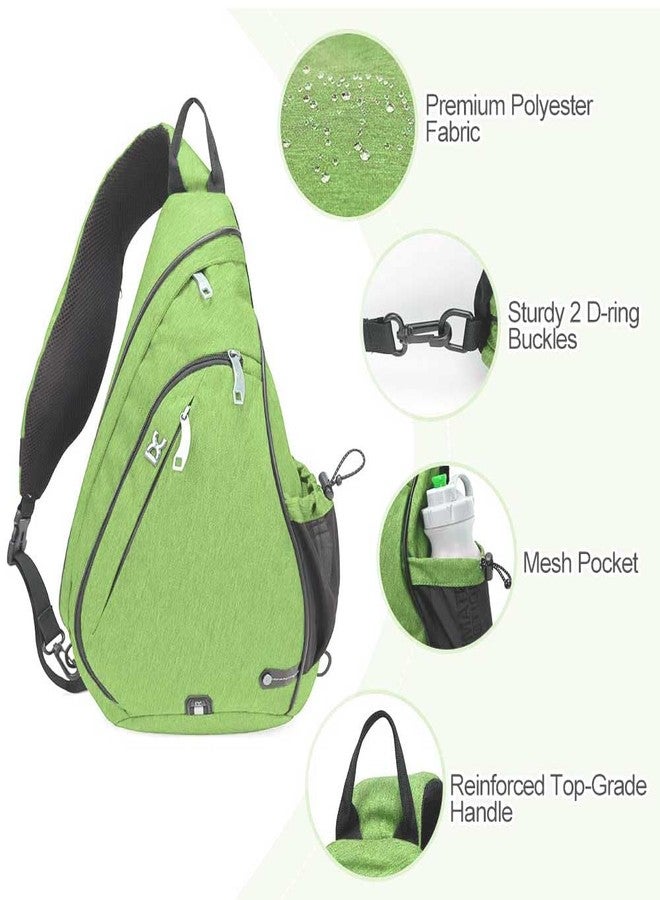 INOXTO Sling Bag, Multipurpose Crossbody Shoulder Bag for Men and Women (Fruit green) - Image 3