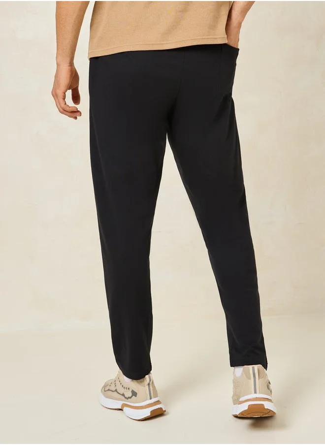 ستايلي Eco Earth Slim Terry Open Hem Jogger with Welt Pockets