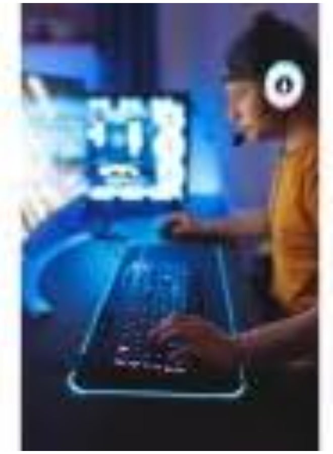 Surefire Silent Flight RGB-680 gaming mouse pad I 680mmx280mmx3 mm I RGB mouse-pad I water-repellent & non-slip I microtextured fabric surface I gaming accessories I gaming pad I Verbatim - Image 4