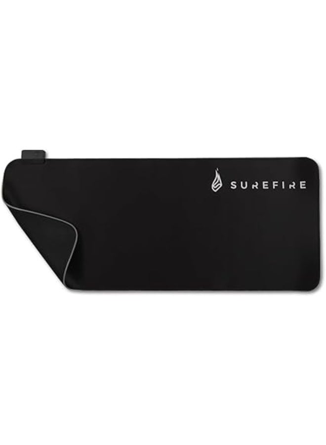 Surefire Silent Flight RGB-680 gaming mouse pad I 680mmx280mmx3 mm I RGB mouse-pad I water-repellent & non-slip I microtextured fabric surface I gaming accessories I gaming pad I Verbatim - Image 1