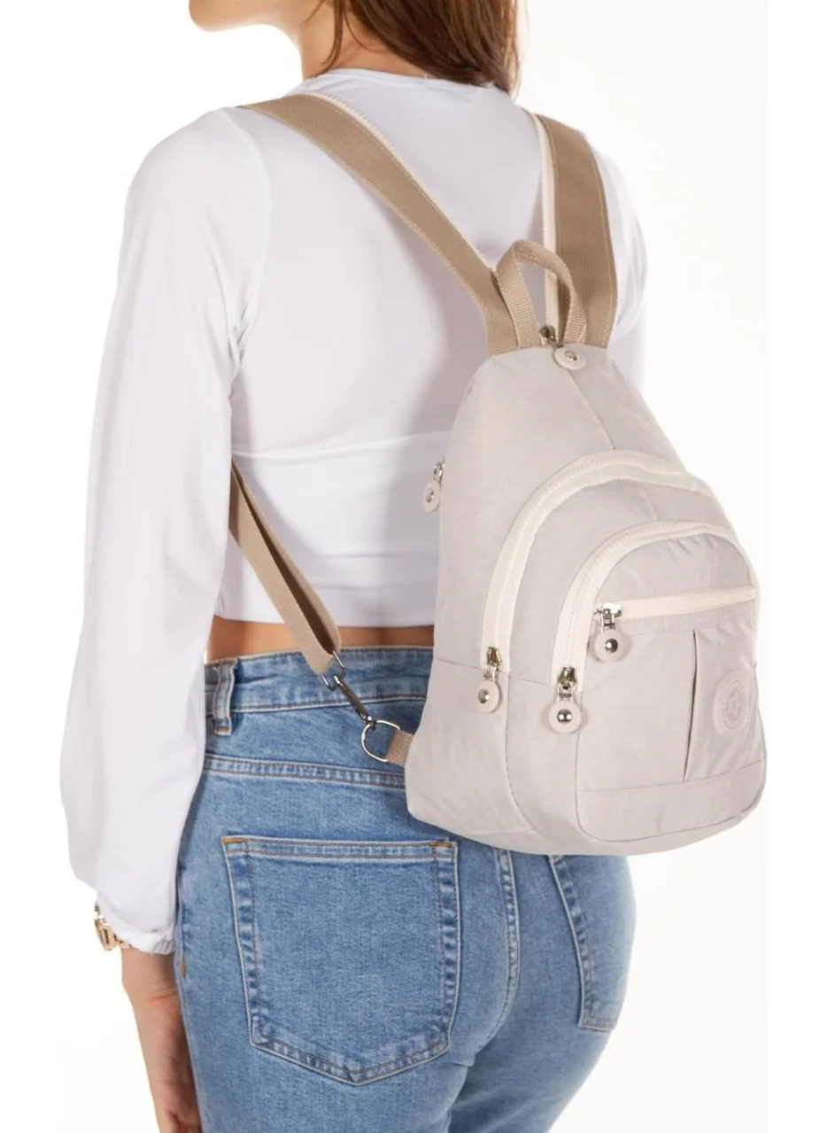 Newish Polo Newishpolo Women's Backpack Beige