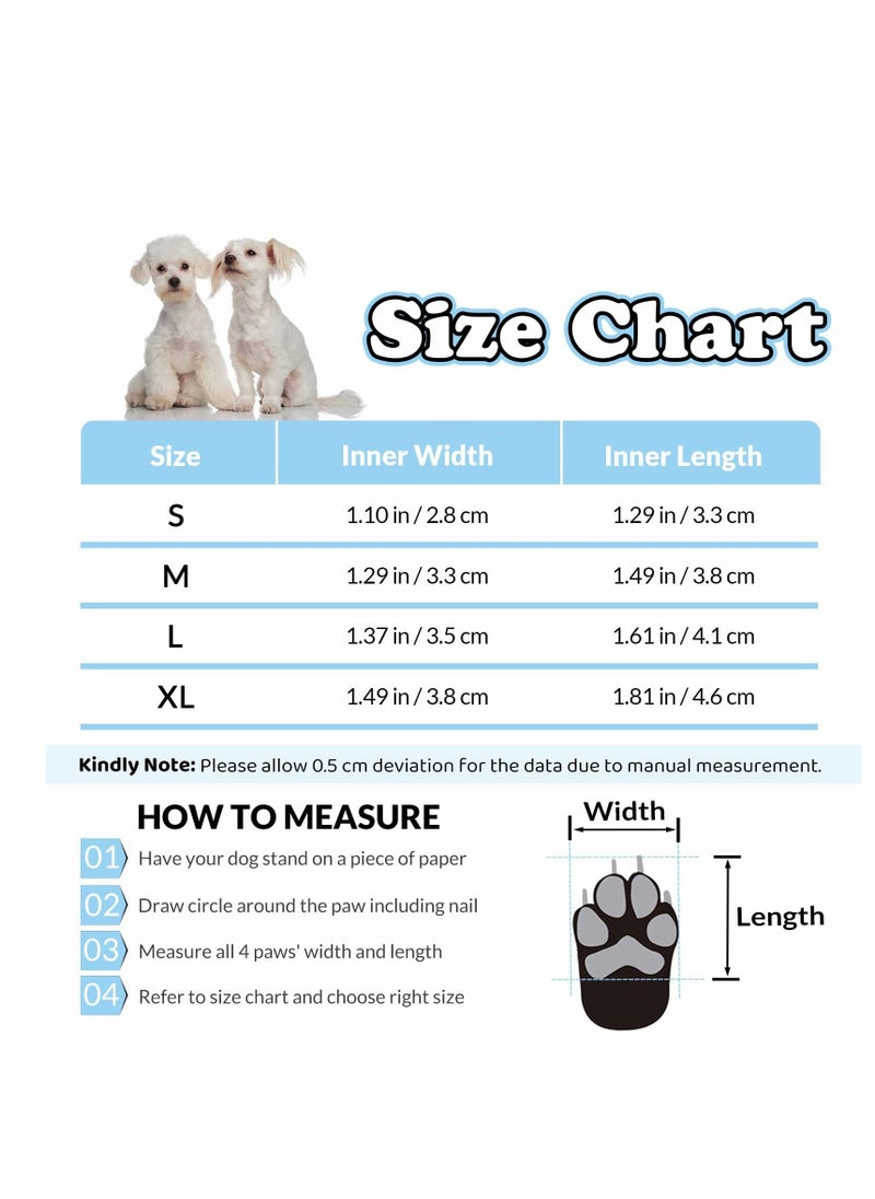 SYOSI Dog Shoes 1.8 in Breathable Mesh Puppy Booties for Hot Pavement Walking Pet Sandals Soft Adjustable Reflective Dog Paw Protectors Boots XL  - Image 3