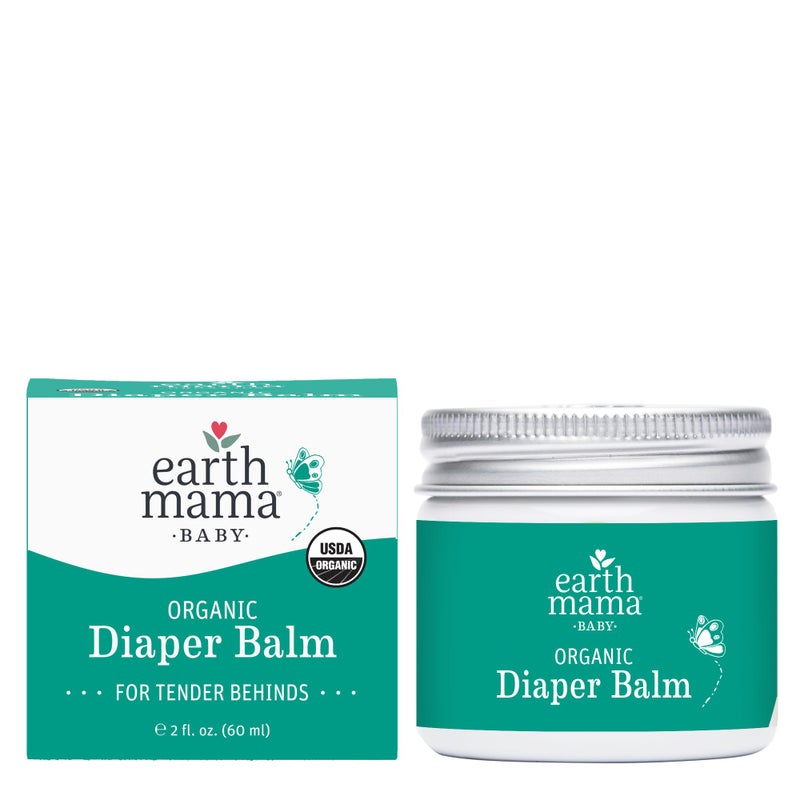 Earth Mama Nipple Butterâ„¢ & Diaper Balm | Nipple Cream & Organic Skincare for Baby | Breastfeeding & Postpartum Essentials Bundle - Image 2