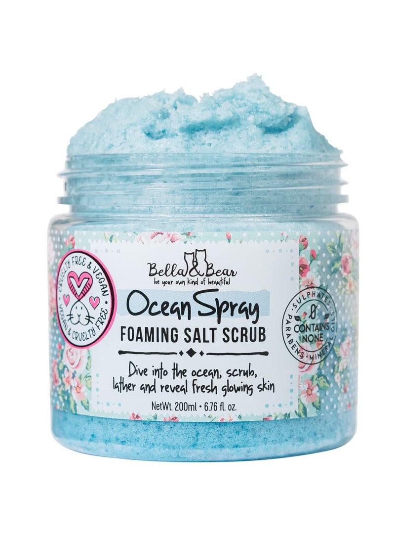 Bella and Bear - Bella & Bear Ocean Spray Scrub, No Sulphates, Parabens, No Harmful Chemicals, Cruelty-Free, Vegan-Friendly, Exfoliating, 6.7oz - Image 1