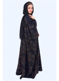 اكسا عباية AIK6057 اسود  - Image 3