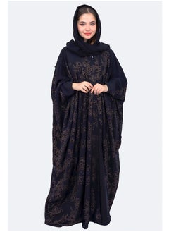 اكسا عباية AIK6057 اسود  - Image 1