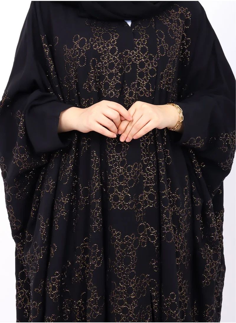 IKKXA Abaya AIK6057 Black