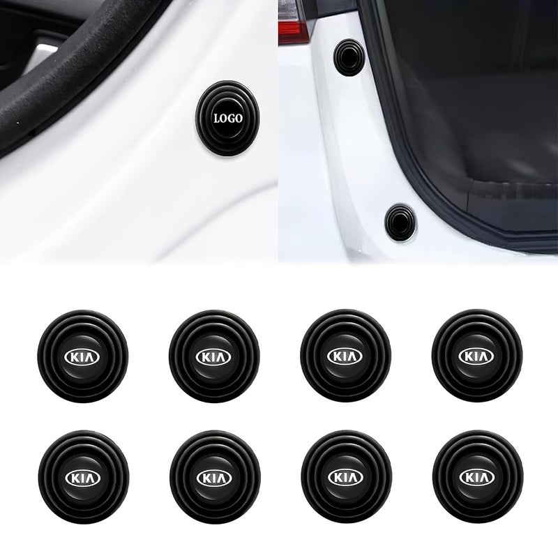 Kidoca Car Shock Absorber Door Guard Protector Rubber Pads & Accessories, Innovative Auto Gadgets Seltos, Sonet, Carens, Carnival, EV6 - Image 1