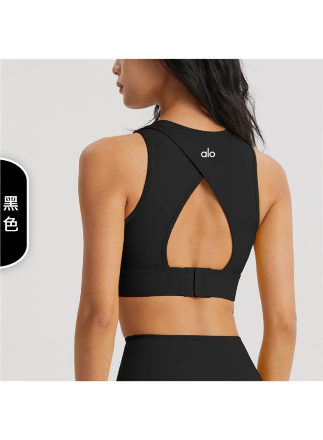 alo Alo High-Intensity Shockproof Yoga Bra with Beautiful Back Design  - Image 1