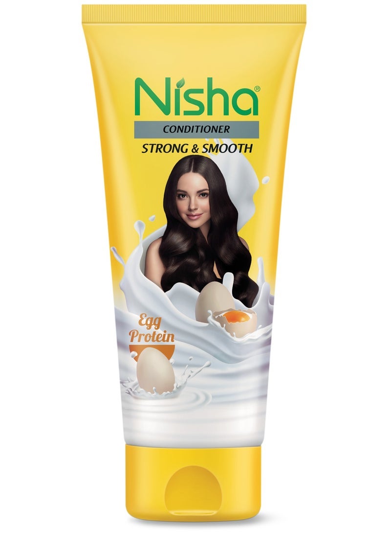 Nisha Egg Protein Conditioner For Strong & Smooth Hair, Men and Women, All Hair Types - Image 1
