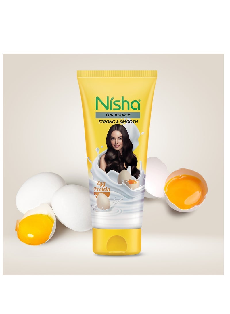 Nisha Egg Protein Conditioner For Strong & Smooth Hair, Men and Women, All Hair Types - Image 5