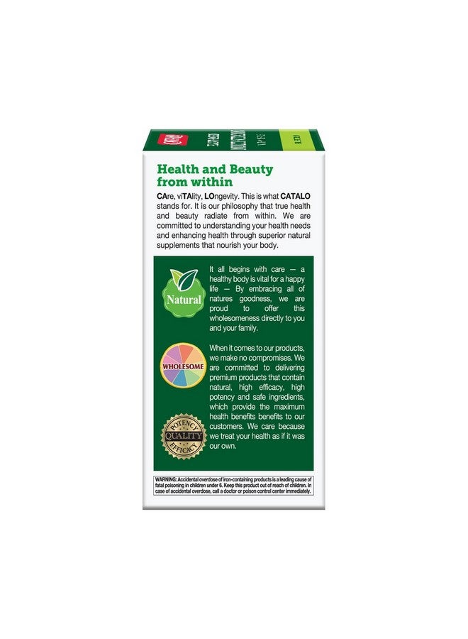 CATALO Multivitamin for Women & Men with Minerals Tablets - Plant-Based Formula with 25 Essential Vitamins & Minerals, Includes 39 Fruits, Vegetables, Mushrooms & Herbs - 60 Tablet - Image 4