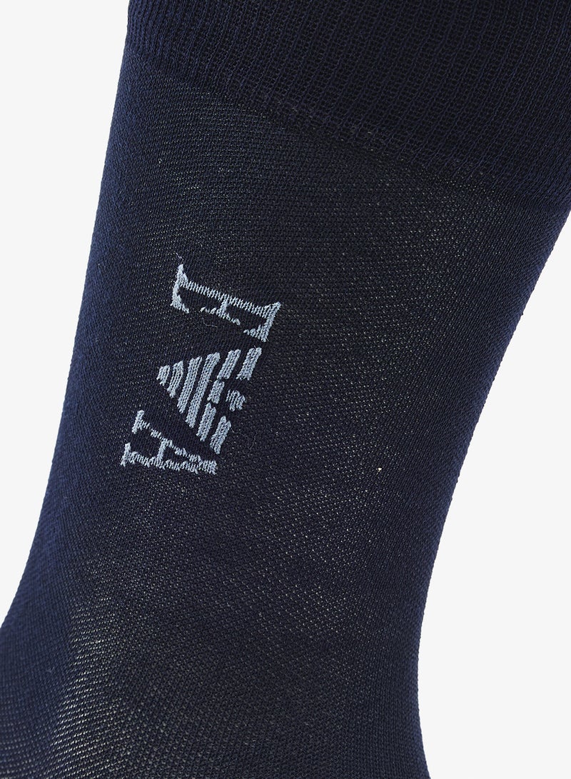 EMPORIO ARMANI 3 Pack Of Logo Crew Socks - Image 4