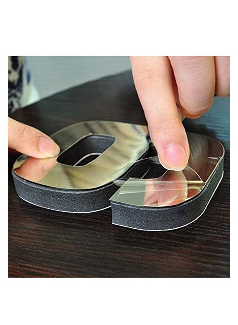 إيروريكس كبيرة لتقوم بها بنفسك كوارتز ثلاثية الأبعاد ساعة حائط أكريليك ملصق رسائل ورقم ساعة حائط ذهبي - Image 3