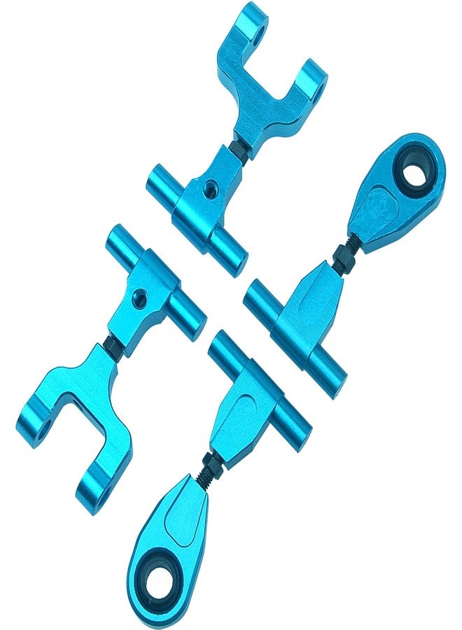 Vgoohobby Aluminum Front Upper & Rear Upper Suspension Arms Swing Arm Set Compatible with Tamiya TT02 1/10 RC On Road Touring Car Upgrade Parts - Image 4