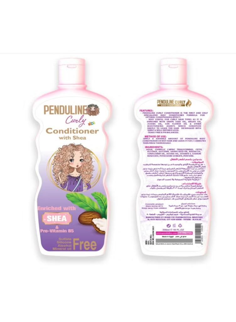 Penduline curly kids conditioner with shea 300 ml - Image 2