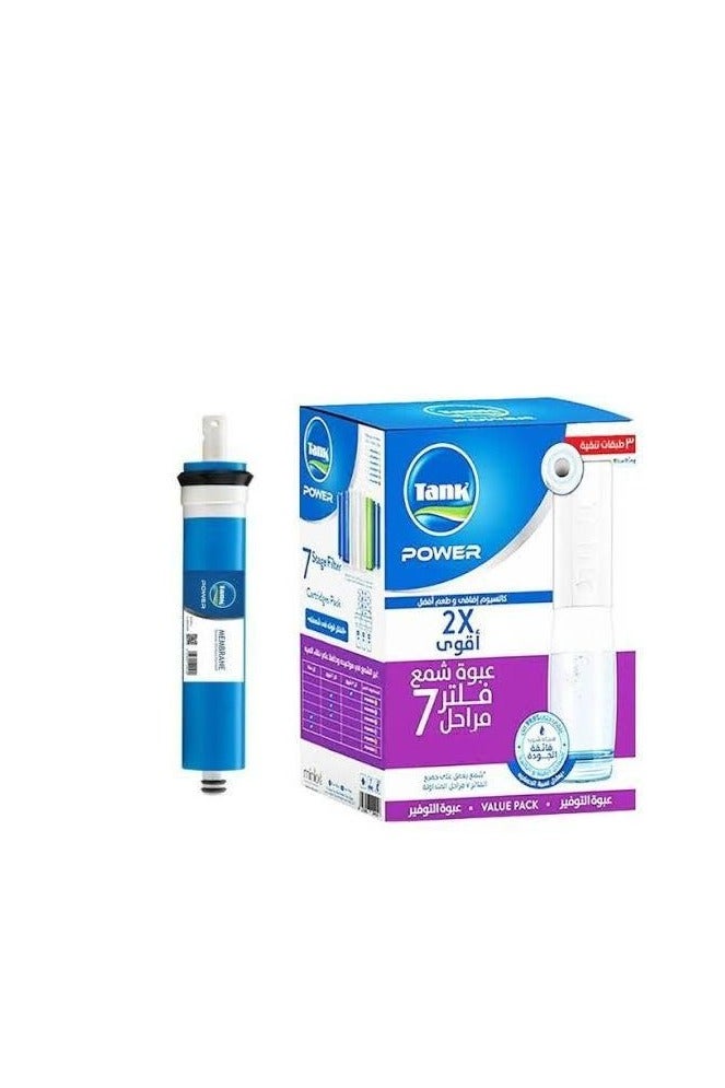 TANK 7-Stage Wax Set with Membrane Candle - Advanced Water Filtration System