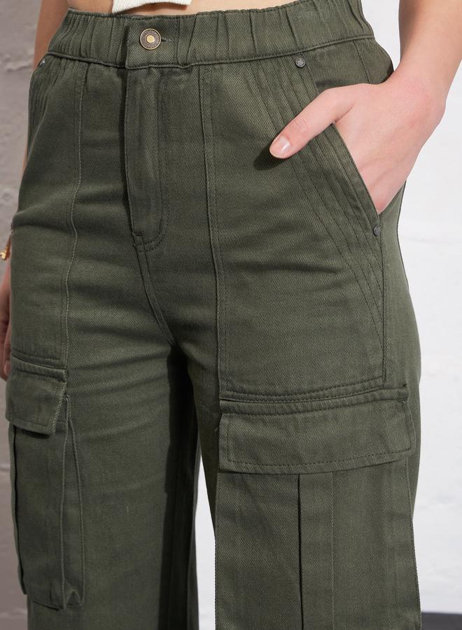 SASSAFRAS SASSAFRAS High Rise Box Pocket Cargo Jeans - Image 4
