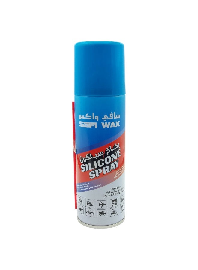 Safi WAX 5pcs Safi Wax Silicone Spray Moisturizes, Protects And Restores Elasticity for Rubber, Leather And Plastic Parts 200ml SFW-105 - Image 3