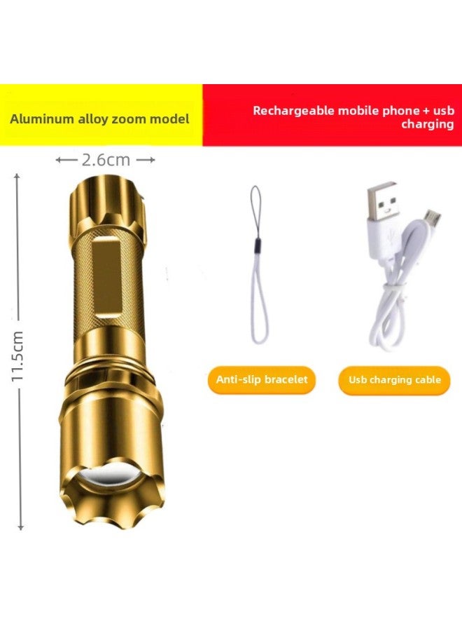 Special Forces Flashlight Strong Light Super Bright High Power Remote Rechargeable Mini Pocket Portable Small Outdoor Light 