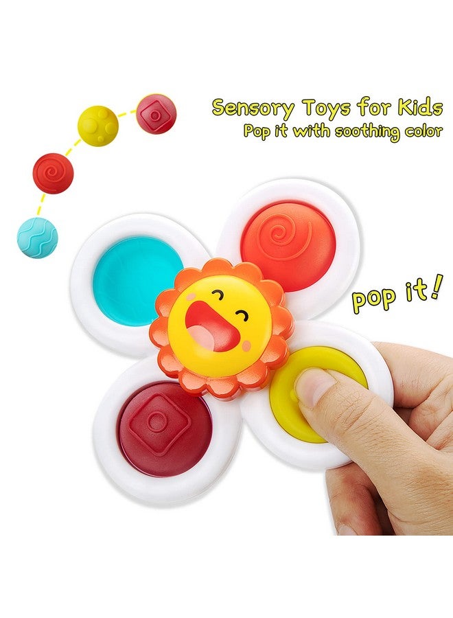 نارو ألعاب شفط كأس الدوار لهدايا الصبي البالغ من العمر سنة واحدة، ألعاب حمام الطفل الدوارة من 6 إلى 12 18 شهرًا، هدايا عيد الميلاد لعيد الميلاد للفتيات في عمر سنة واحدة ألعاب حسية للسفر للأطفال الصغار 1 3 - Image 3