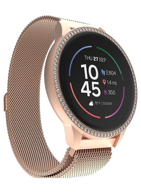 New Sport 4 Series Smartwatch Rosegold Case Rosegold Mesh Bracelet