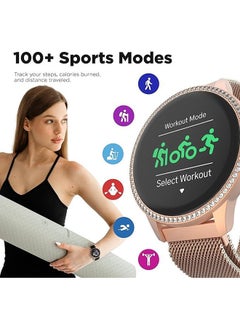 iTouch New Sport 4 Series Smartwatch Rosegold Case Rosegold Mesh Bracelet  - Image 4