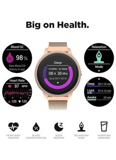iTouch New Sport 4 Series Smartwatch Rosegold Case Rosegold Mesh Bracelet  - Image 3