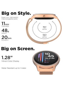 iTouch New Sport 4 Series Smartwatch Rosegold Case Rosegold Mesh Bracelet  - Image 2